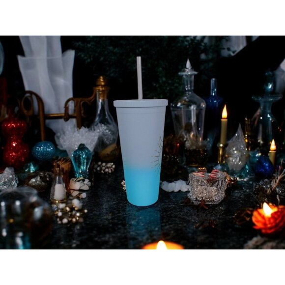 Celestial Design BPA-Free Plastic Tumbler with Straw 16 oz Color Changing - Picture 6 of 8